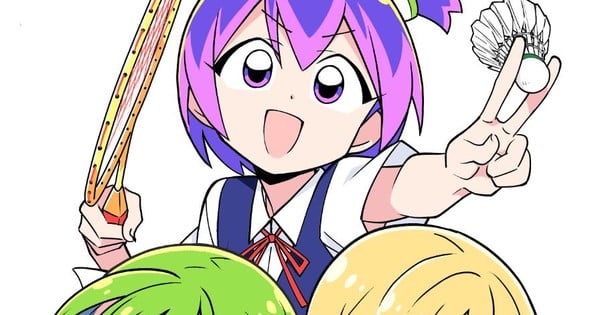 Portada anuncio del manga Badokon de Masahiro Anbe, autor de Squid Girl, en Weekly Shōnen Champion