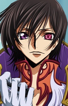 Lelouch Lamperouge con su máscara de Zero y capa negra, protagonista de Code Geass