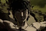 Personajes principales del nuevo anime Hokuto no Ken Fist of the North Star 2026 con Kenshiro en el centro del yermo post-apocalíptico